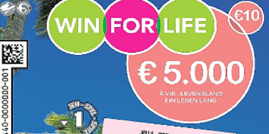 Exclusif: un nouveau Win for life, 5.000 € par mois à gagner!