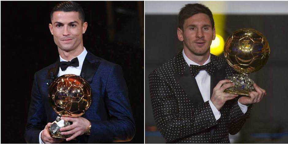 Ballon D Or Les Dix Annees De Regne De Cristiano Ronaldo Et Lionel Messi Dh Les Sports [ 469 x 939 Pixel ]